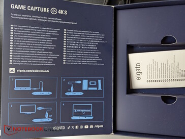 Kurzanleitung auf der Verpackungsklappe