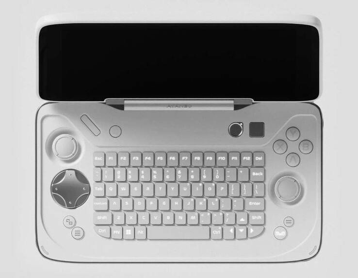 Die Tastatur und das Gamepad wurden seit dieser Version vom September nochmals angepasst. (Bild: Ayaneo)