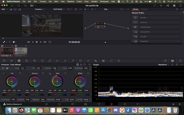 D-Log2 Waveform wirkt komprimierter mit mehr Spielraum