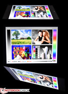 Weite Blickwinkel des IPS-Displays