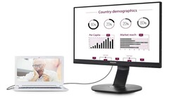 Philips: 23,8-Zoll-Monitor mit USB 3.0-Anbindung und Hub