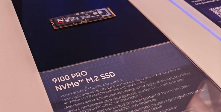 Die 9100 Pro gibt es nun auch mit 8 Terabyte (Bild: 4-TByte-Version, Bildquelle: Notebookcheck)