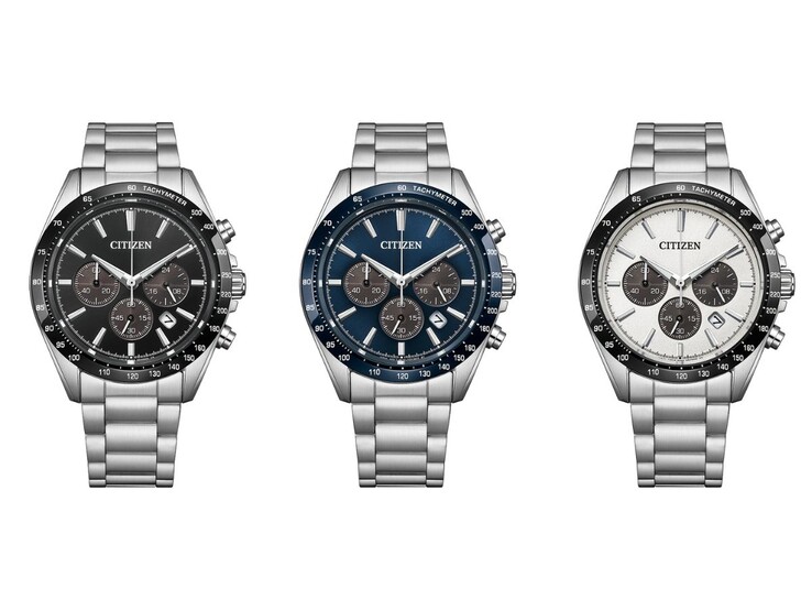 Von links nach rechts: die Uhren der Citizen Collection CA4764-57E, CA4766-51L und CA4764-57A