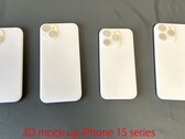 Apples iPhone 15-Serie ist zumindest als sehr grobes Dummy bereits verfügbar und im Hands-On-Video zu sehen. (Bild: Macotakara)