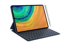 Wer bis Ende Juni ein MatePad Pro kauft, der bekommt die Tastaturhülle und den aktiven Stylus gratis dazu. (Bild: Huawei)