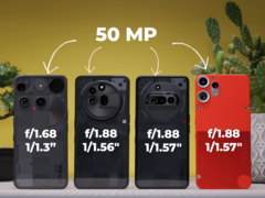 Die Hauptkamera-Specs des Nothing Phone (3), Phone (3a), Phone (3a) Pro und CMF Phone 2 (Bildquelle: Versus auf YouTube)
