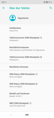 Software Wiko View 3 Pro