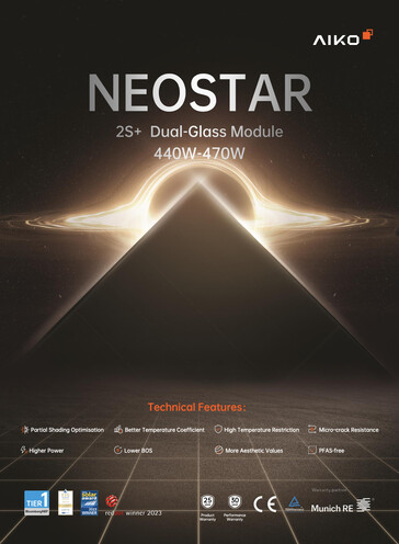 Technische Daten: Solarmodule Aiko