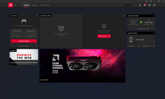 Adrenalin, Startbildschirm