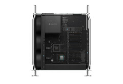 Der Mac Pro kann mit bis zu 1,5 TB RAM und vier Grafikkarten mit je 32 GB GDDR6-Grafikspeicher ausgestattet werden. (Bild: Apple)