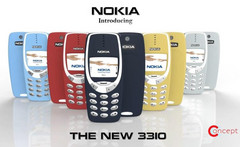 Ein Konzeptbild zur Neuauflage des Nokia 3310. Es wird kein Smartphone mit Android.