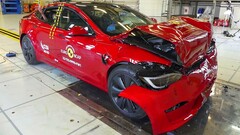 Euro NCAP Crashtest: Fünf Sterne für die E-Autos Tesla Model S, Hyundai Ioniq 6, Nio ET7 und Toyota bZ4X.