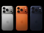 iPhone 17 Pro in seinen drei Farben.
