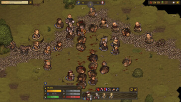 Eine Schlacht in Battle Brothers.