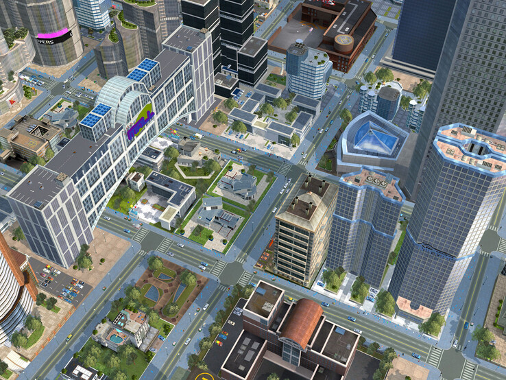 Im Bild: Die lebendig wirkenden Städte gehörten im Test von PC Games zu den größten Stärken von City Life 2008.
