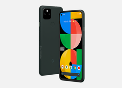 Das Google Pixel 5a (5G) setzt auf ein Design, das größtenteils dem Pixel 5 entspricht. (Bild: Google, via TechDroider)