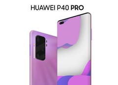 Das Huawei P40 soll mit 64 MP-Penta-Cam, 120 Hz-Display und Graphen-Akku starten. (Konzeptbild)