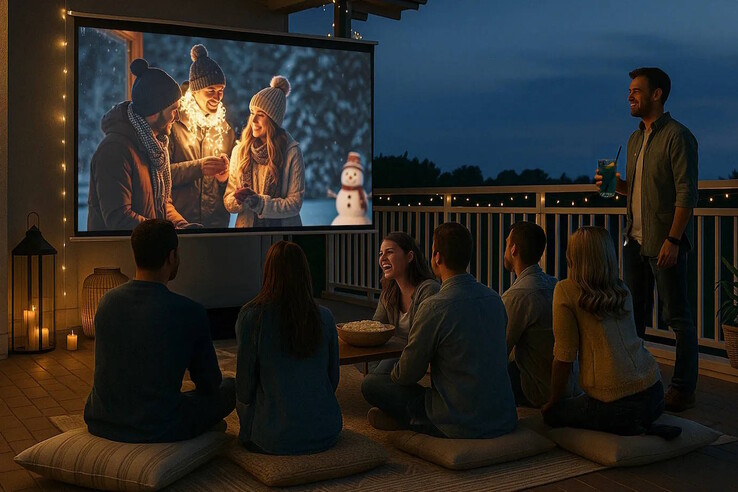 Das Modell dürfte sich recht einfach mitnehmen lassen (Bildquelle: Optoma)