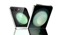 Ein wenig verändertes Design scheint das Galaxy Z Flip6 im Vergleich zum Vorgänger Galaxy Z Flip5 zu bringen. (Bild: Smartprix &amp; OnLeaks)