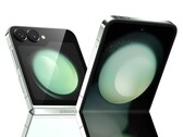 Ein wenig verändertes Design scheint das Galaxy Z Flip6 im Vergleich zum Vorgänger Galaxy Z Flip5 zu bringen. (Bild: Smartprix & OnLeaks)
