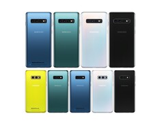 Das ist sie, die komplette Galaxy S10-Farbpalette von Samsung, die rote Farvariante ist dagegen Fake.