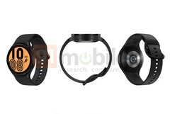 Die Galaxy Watch4 kommt anscheinend in 5 verschiedenen Farben (Bild: 91mobiles)