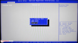 Das BIOS bietet mehrere Möglichkeiten.