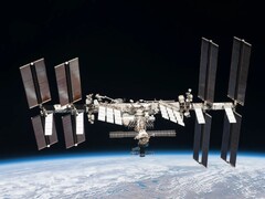 Die ISS in der Umlaufbahn (Bildquelle: NASA; beschnitten)