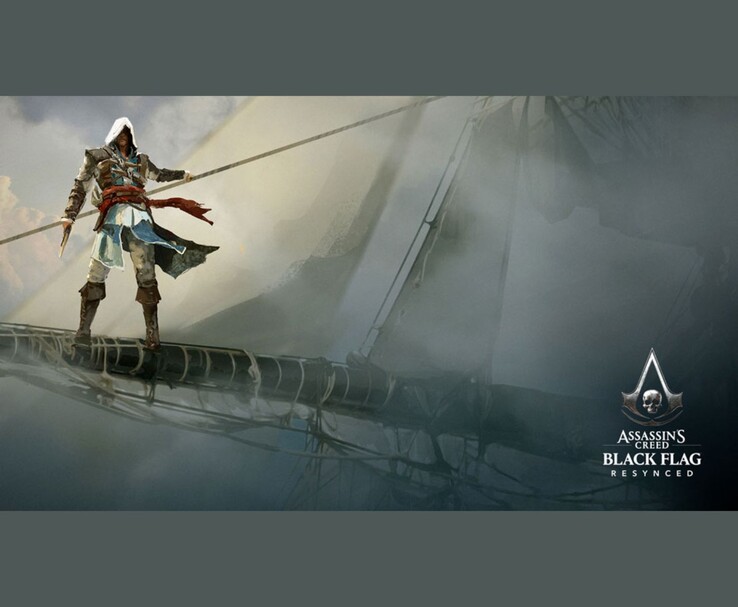 Assassin's Creed Black Flag Resynced: Offizielles Artwork zeigt Edward Kenway auf einem Schiffsmast