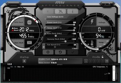 MSI GeForce GTX 1070 (GPU: +100 MHz, VRAM: +550 MHz)