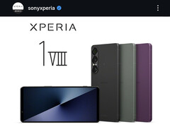 Hier abgebildet ist das Xperia 1 VII, nicht das Xperia 1 VIII
