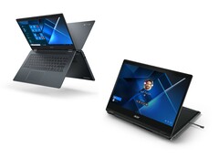 Neue Travelmates von Acer: Das TravelMate Spin P4 oder das TravelMate P4 gibt es mit 4G-Modem und Tiger Lake-CPU.