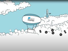 Mit einem Ballon gegen die Klimakrise: High Hopes Labs will das überschüssige CO2 in der Stratosphäre günstig einsammeln und verwerten.