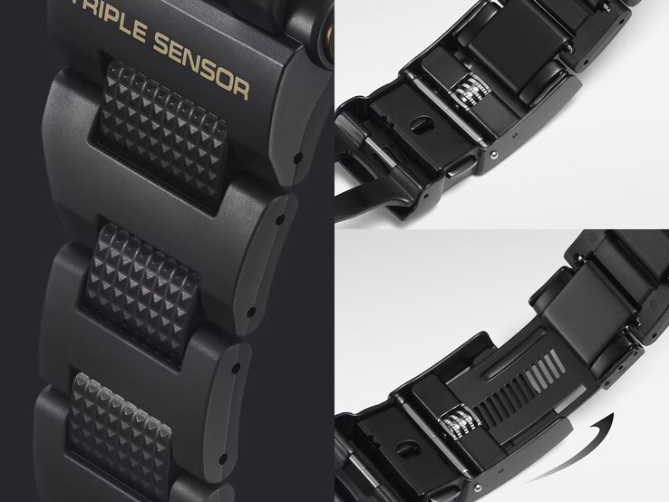 Verbundarmband aus Metall und Resin sowie verstellbarer Verlängerungsmechanismus der Frogman GWF-D1000BC-1JF