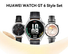 Die HUAWEI WATCH GT 6 gibt es jetzt auch als exklusives Style Set. (Bildquelle: HUAWEI)