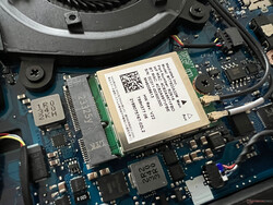 Das WLAN-Modul von MediaTek kann getauscht werden.