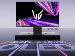 Der UltraGear OLED 27GX700A kann preislich nicht mit seinem Gigabyte-Konkurrenten mithalten. (Bildquelle: LG)