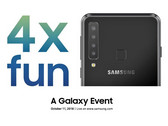 Am 11. Oktober könnte Samsung mit der ersten Vierfach-Kamera in Form des Galaxy A9 Pro aufwarten.