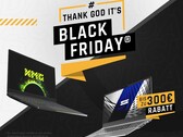 Die Black Friday-Deals von Schenker und XMG können sich sehen lassen: Bis zu 300 Euro Rabatt gibt es auf viele bekannte Laptops und Gaming-Maschinen.