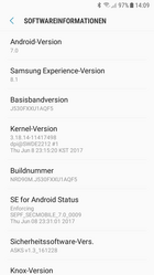 Samsung Galaxy J5 (2017): Software