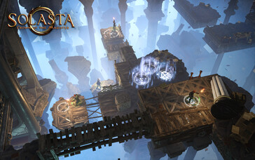 Eine Umgebung in Solasta: Crown of the Magister.