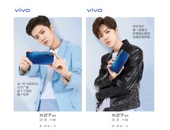 Zwei Vivo X27-Modellvarianten starten am 19. März in China, sowohl Teaser als auch Leaks sind online.