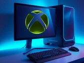 Xbox Logo auf einem Gaming-PC