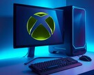Xbox Logo auf einem Gaming-PC
