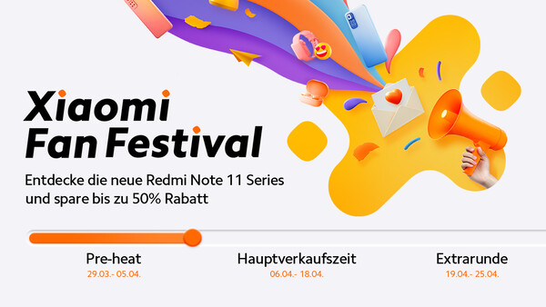 Zum XFF 2022 gibt es von Xiaomi viele Angebote inklusive Pre-heat.