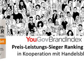 YouGov: BrandIndex Preis-Leistungs-Sieger 2017