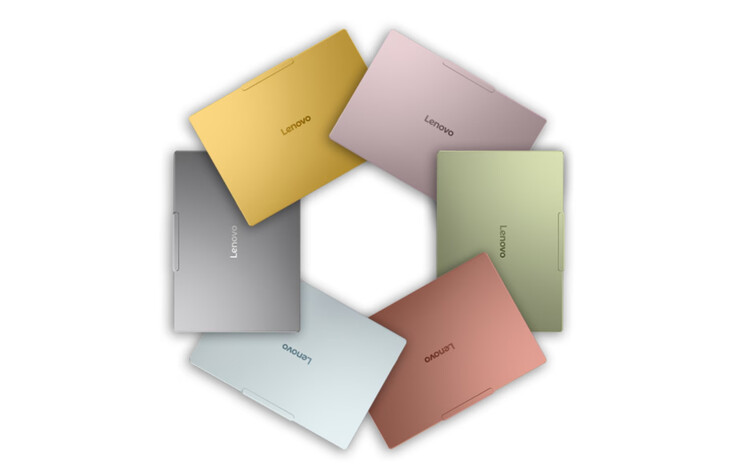 Das IdeaPad Slim 5 Ultra 14IWC11 startet in manchen Regionen in vielen verschiedenen Farbversionen
