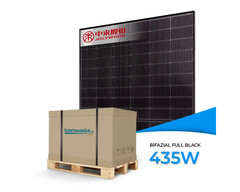 Bifaziale Glas-Glas-Module mit N-Typ-Technologie für höhere Effizienz (Bild: Jolywood)