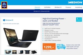 Aldi Medion Erazer X7859 (MD 63050) Gaming Laptop