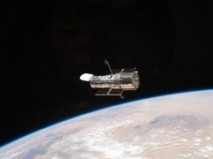Aufnahme des Hubble-Weltraumteleskops im Orbit. (Bildquelle: NASA; zugeschnitten)